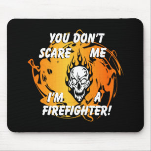 Firefighter Scare Mouse Mat