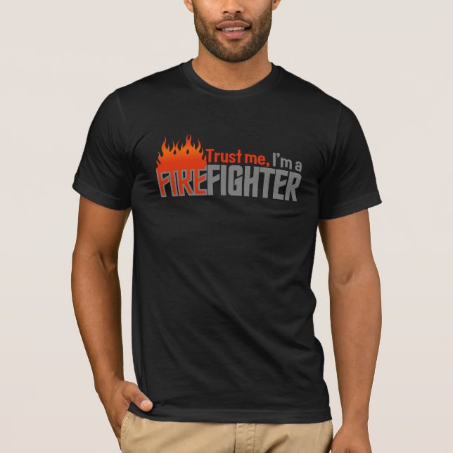 Firefighter shirt - choose style & color (Front)