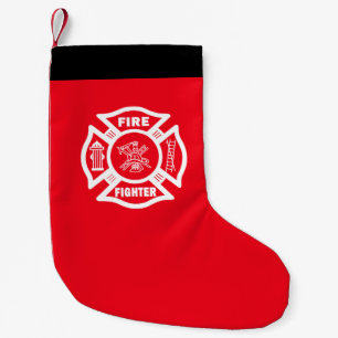 Firefighter Small Christmas Stocking