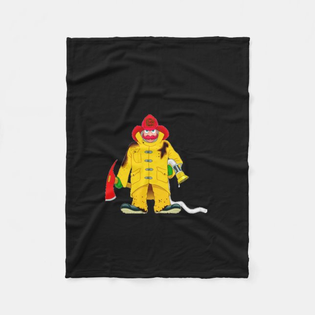 Firefighter Smoke Alarms Dont Save Lives  Fleece Blanket (Front)