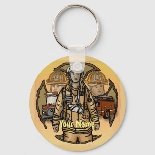 Firefighter So Ready keychain