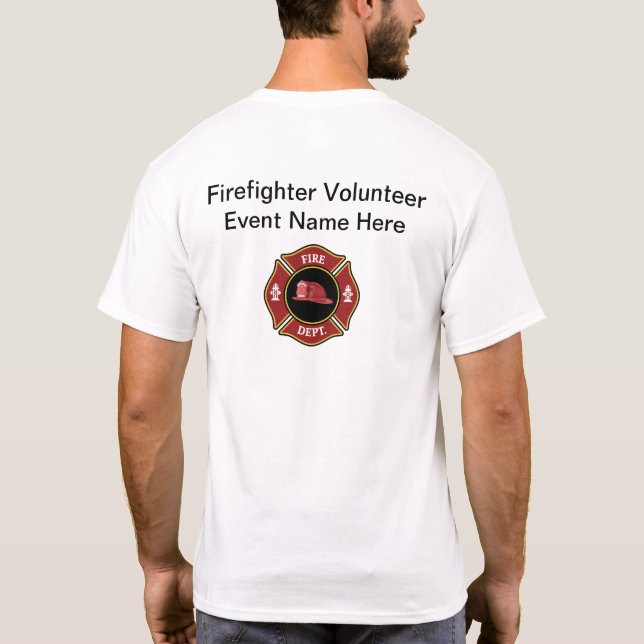 Firefighter Special Event Promotional Shirts (Back)