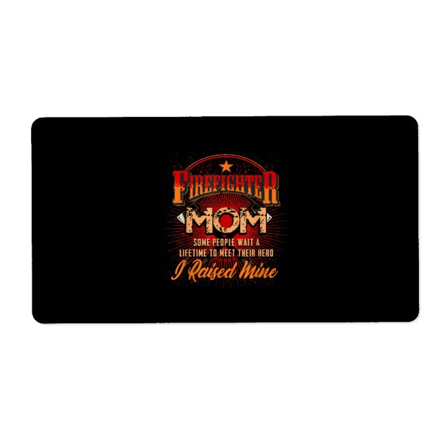 Firefighter Support - Fireman Proud Mum (Front)