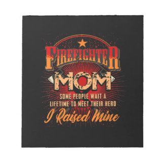Firefighter Support - Fireman Proud Mum Notepad