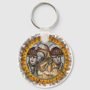 Firefighter Team keychains