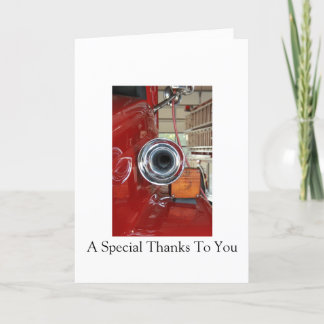 Firefighter Thank-you Thank You Card