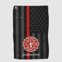Firefighter Themed American Flag