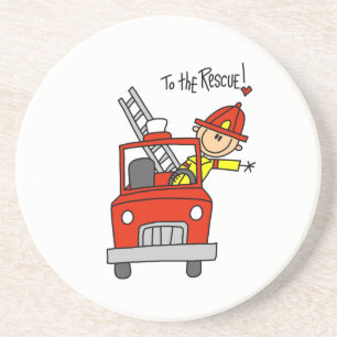 Firefighter to the Rescue T-shirts and Gifts Coaster