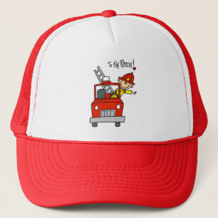Firefighter To the Rescue Tshirts and Gifts Trucker Hat