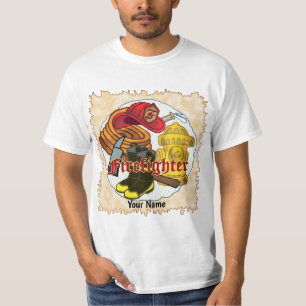 Firefighter tools tshirt