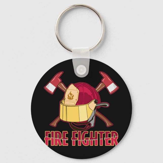 FireFighter Tribute Key Ring (Front)