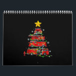 Firefighter Truck Christmas Tree Men Women Calendar<br><div class="desc">Firefighter Truck Christmas Tree Men Women</div>