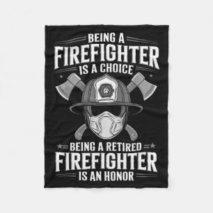 Firefighter Uniform For Men Women Fireman Job Fire Fleece Blanket