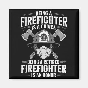 Firefighter Uniform For Men Women Fireman Job Fire Magnet