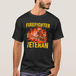 Firefighter Veteran Retiree Retired Retirement Fir T-Shirt
