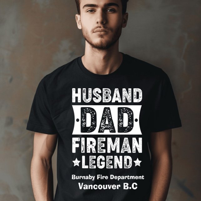 Firefighter wears legend shirt (Creator Uploaded)