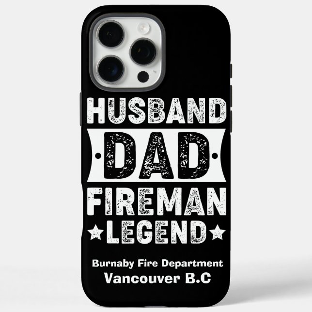 Firefighter wears legend shirt Case-Mate iPhone case (Back)