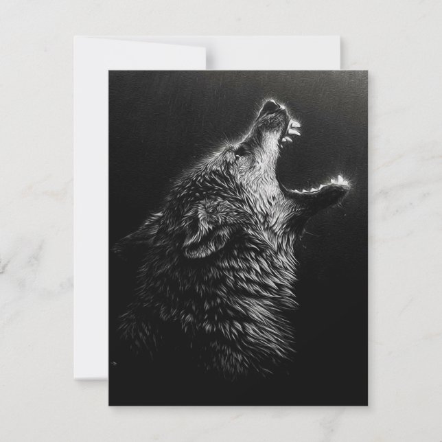 Firefighter Wedding | Wolfs love mum Invitation (Front)