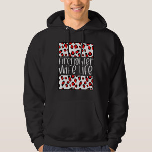 Firefighter Wife Fireman Fire Department Husband L Hoodie