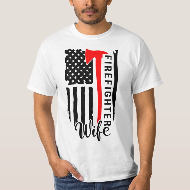 Firefighter Wife T-Shirt (Front)