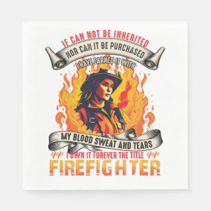 Firefighter Women Napkin