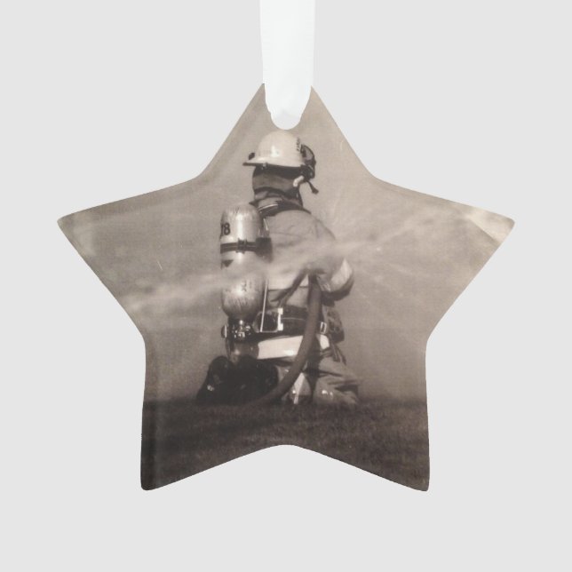 Firefighters At Work Ornament (Front)