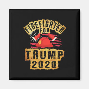 Firefighters For Trump Re-elect Trump Magnet