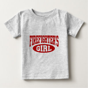 Firefighter's Girl Baby T-Shirt