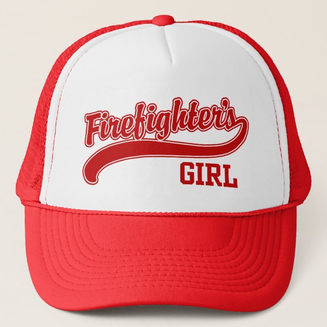 Firefighter's Girl Trucker Hat (Front)