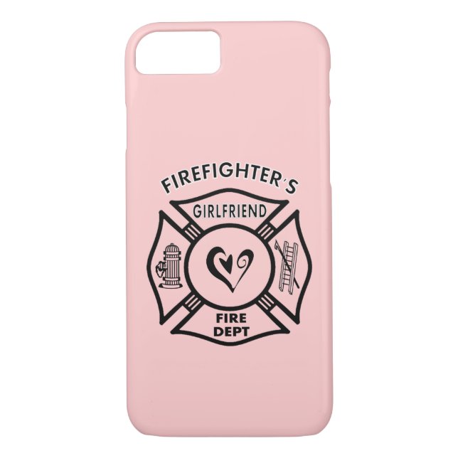 Firefighter's Girlfriend Case-Mate iPhone Case (Back)