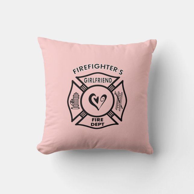 Firefighters Girlfriends Cushion (Front)