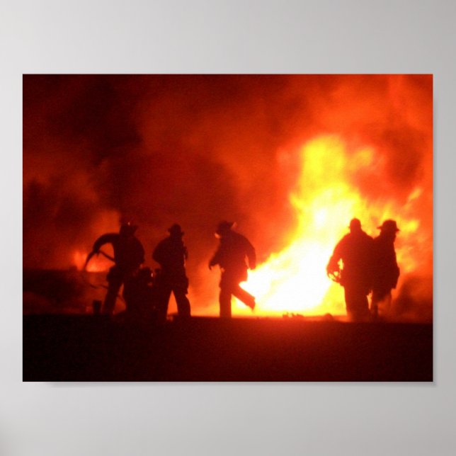 firefighters in san francisco poster (Front)