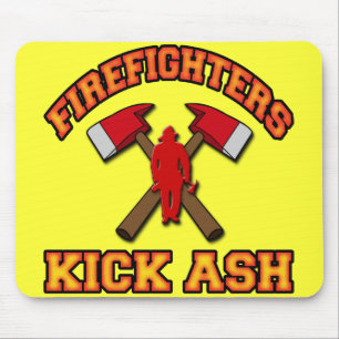 FIREFIGHTERS KICK ASH MOUSE MAT