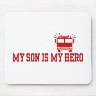 Firefighter's Mum Dad Mouse Mat