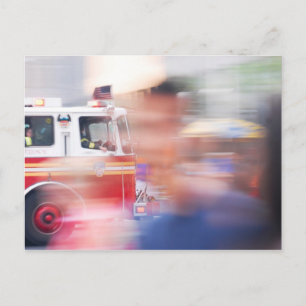Firefighters New York Postcard