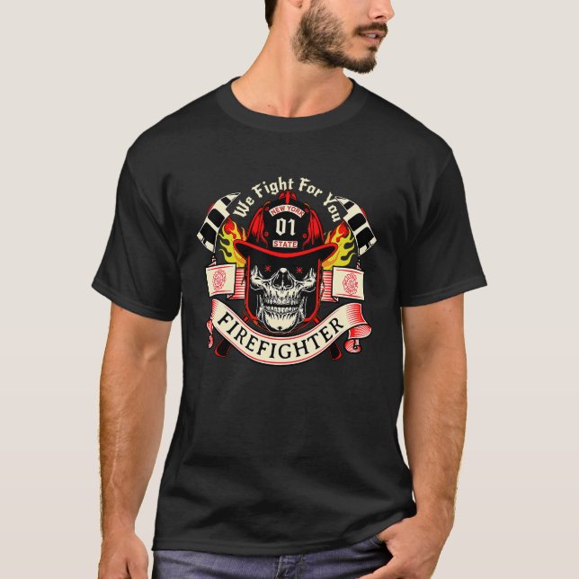 Firefighters New York Unique T-Shirt (Front)