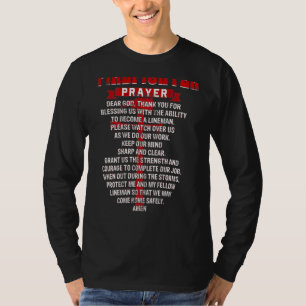 Firefighters Prayer Christian Firemans Dad Husban T-Shirt