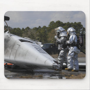 Firefighters respond to the scene mouse mat