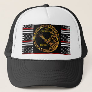 FIREFIGHTERS TRUCKER HAT