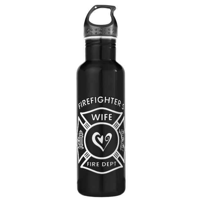 Firefighters Wife 710 Ml Water Bottle (Front)