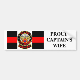 Firefighter's Wife Bumper Sticker