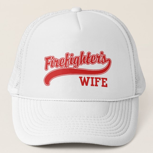 Firefighter's Wife Trucker Hat (Front)