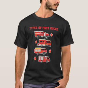 Firefighting Firetrucks Service Firefighter Heroes T-Shirt