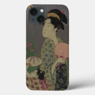 Fireflies, 1793 (colour woodcut) iPhone 13 case