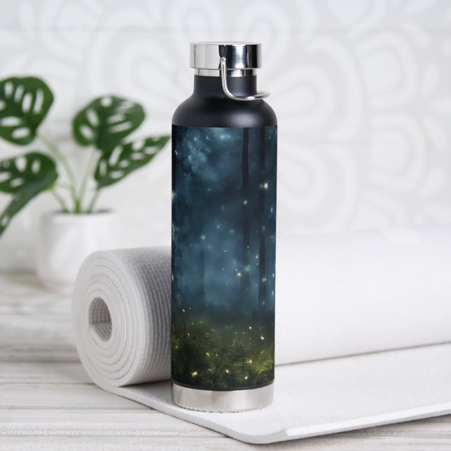 Fireflies at Night Water Bottle (Yoga)