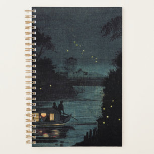 Fireflies At Ochanomizu By Kobayashi Kiyochika Planner