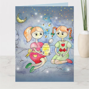 FIREFLIES  FRIEND SISTER THINKING OF YOU CARDS