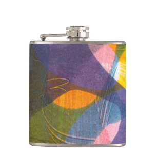 Fireflies I Hip Flask