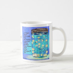Fireflies in Jar Mug ~ Double Sided Version!