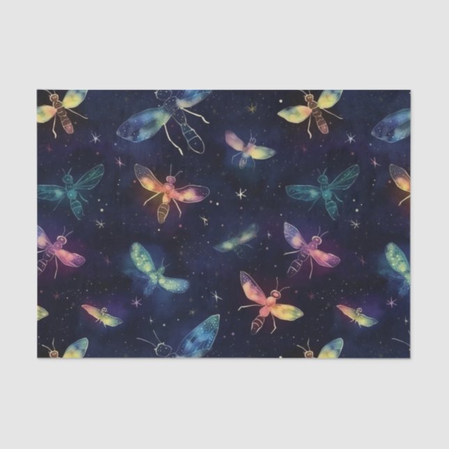 Fireflies in the Night Sky Tissue Paper (Front)
